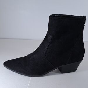 Banana Republic Black Suede Ankle Booties
